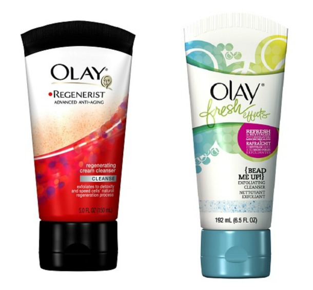Olay cleansers with micro-beads